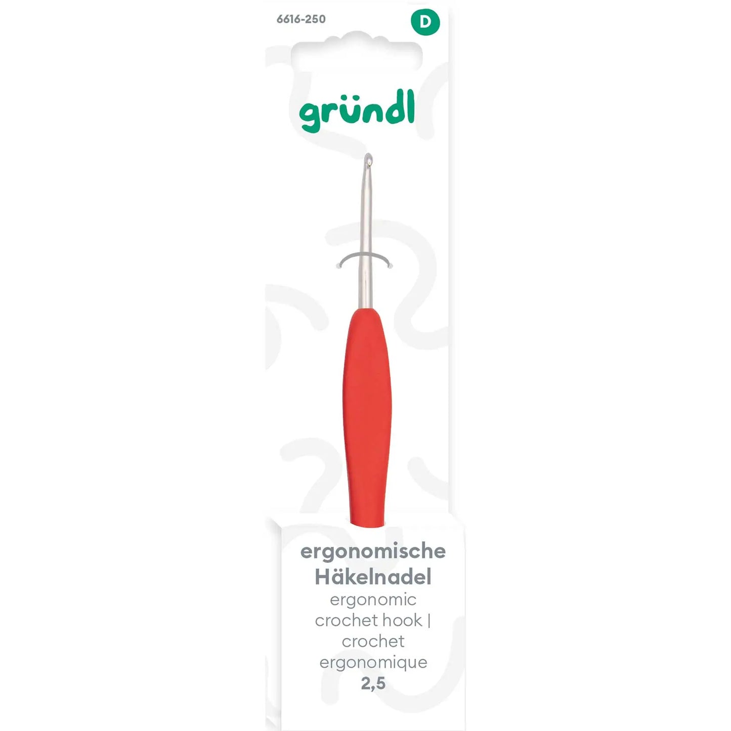 Gründl Ergonomische Häkelnadel
