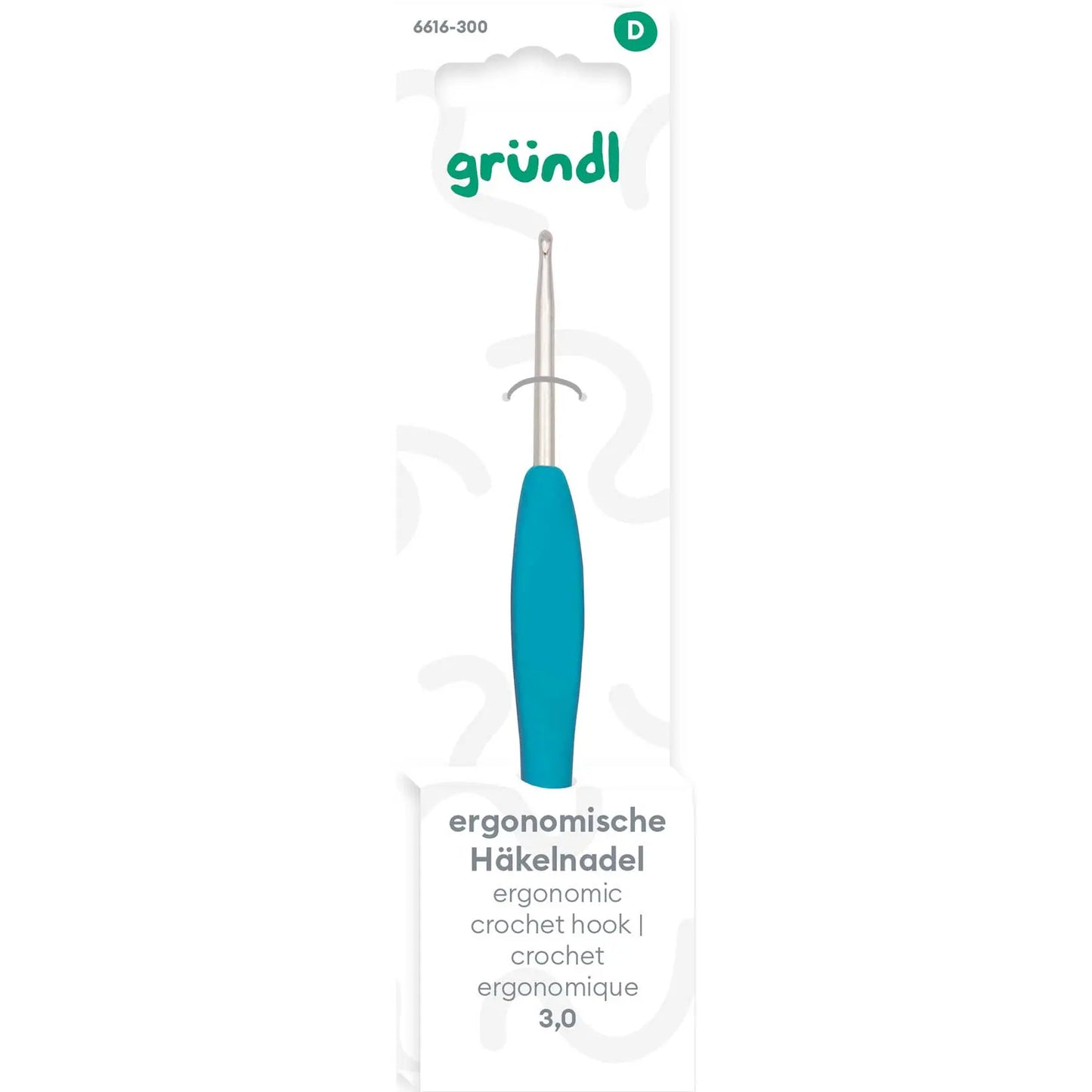 Gründl Ergonomische Häkelnadel