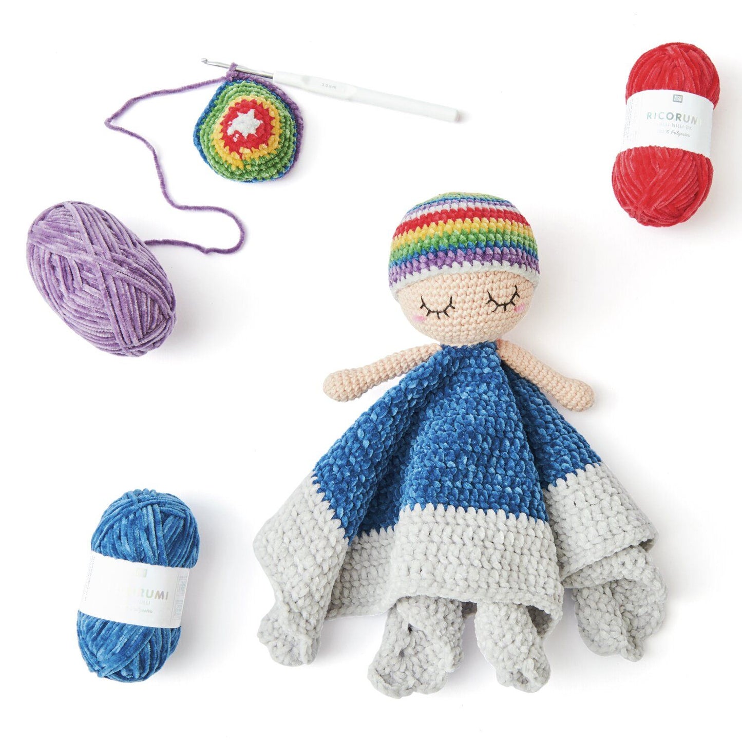 RICORUMI Baby Blankies Anleitungsheft
