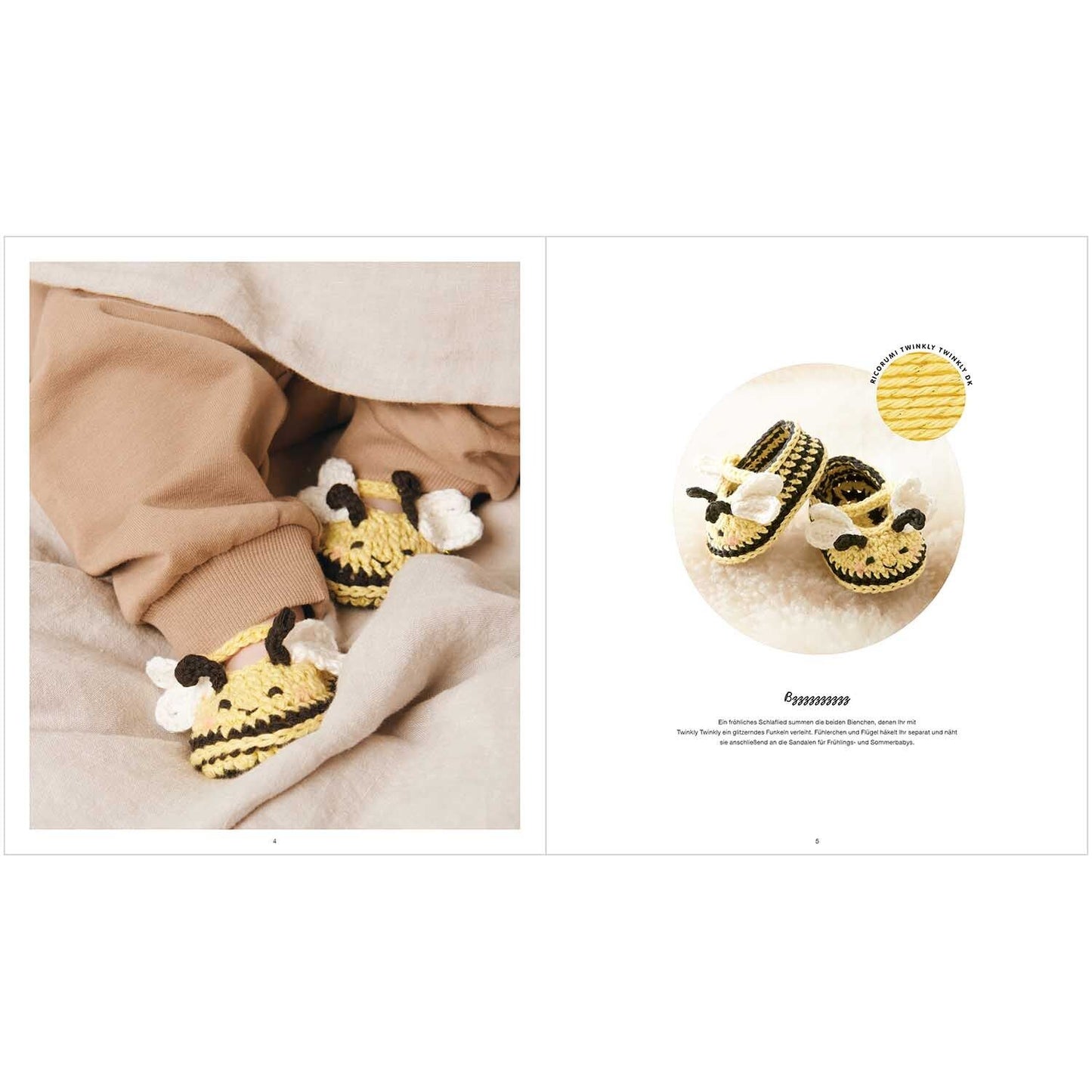 RICORUMI Baby Booties Anleitungsheft