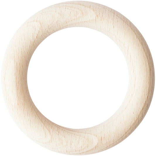 Holzring für Rassel Natur 7cm