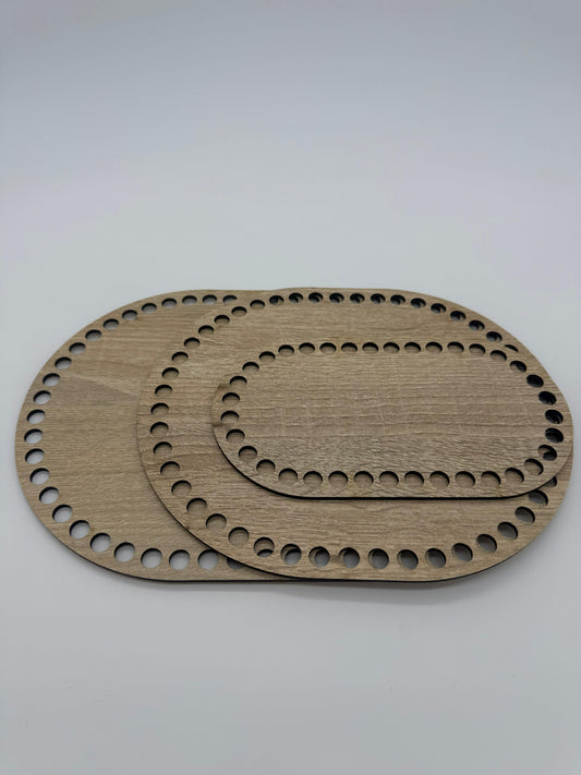Holzboden oval für Körbe